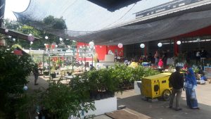 Keriaan Pasar Tani Kota di Gudang Sarinah, Pancoran, Jakarta
