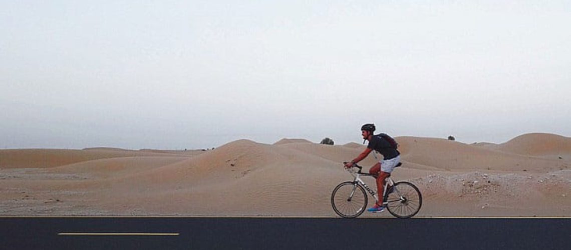 Bersepeda di Al Qudra Dubai ~ Bugar di Dubai