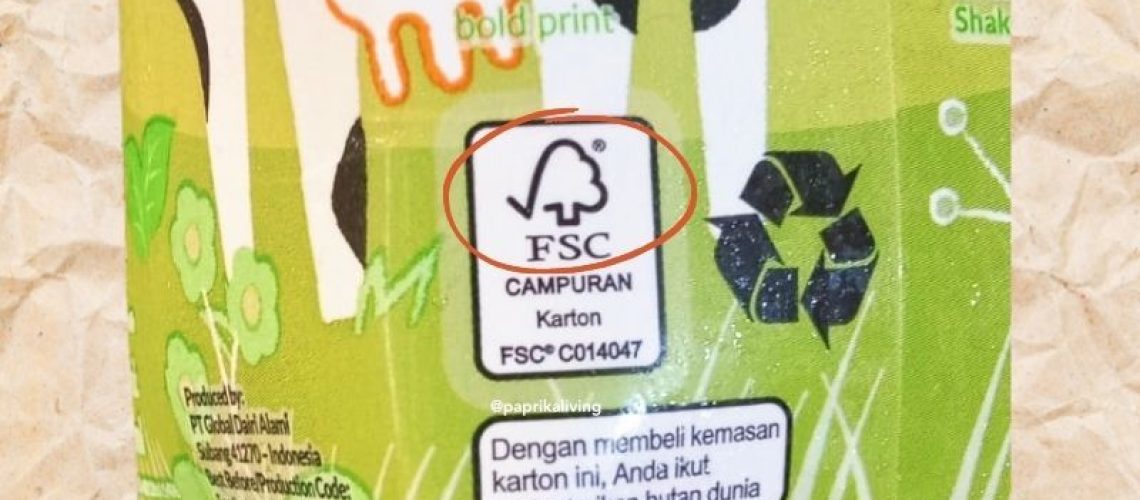 Logo FSC kemasan susu